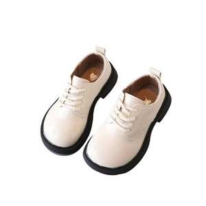 Chaussures unisexes pour enfants, printemps 2025, nouvelles chaussures en cuir pour garçons, performance, mode britannique, chaussures quotidiennes pour filles - Product Image 1
