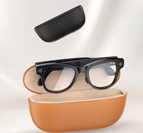 M02 Smart Glasses With Camera AI Translation Charging Case 8MP Camera WIFI Transfer BT Voice Call Video Recording Sunglasses