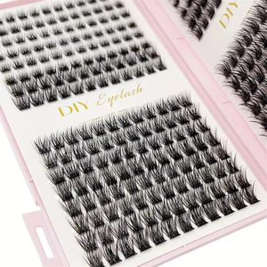 Eyelash Extension <b>Kit</b> - Individual Eyelash Set, D-<b>Roll</b>, Multiple Lengths, Odorless, Easy to Apply for Home Makeup - Product Image 2