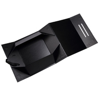 Boîte cadeau en papier de luxe en carton rigide pliable de haute qualité personnalisée