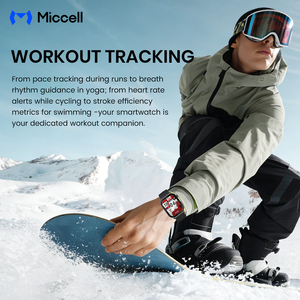 <span class=keywords><strong>Montre</strong></span> <span class=keywords><strong>connectée</strong></span> Miccell, étanche 1 ATM pour la <span class=keywords><strong>natation</strong></span>, longue autonomie de la batterie, GPS, appels Bluetooth, moniteur de fréquence cardiaque - Product Image 6