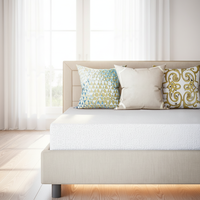   Matelas court Queen de 8 pouces en mousse à mémoire de forme, fermeté moyenne, respirant, soulagement de la pression, certifié CertiPUR-US, mélange de polyester