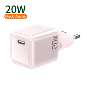 Cargador Rápido Super Mini Cube 2025, <span class=keywords><strong>EN</strong></span> 62368, Enchufe EU/KR, Colores Vibrantes, GaN, PD 20W, Puerto Único Tipo-C, QC3.0, PD3.0, para <span class=keywords><strong>iPhone</strong></span> y <span class=keywords><strong>AirPods</strong></span> - Product Image 5