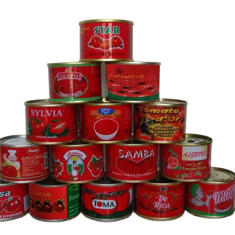 Goede kleur tomatenpuree in bulk drum/tin