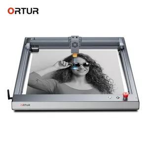 ORTUR-máquina de grabado láser de acero y cuero, personalizada, tamaño de tallado de 400x400MM, de China