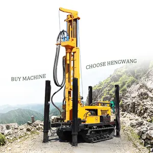high efficient big 300m air compressor water bore hole well drilling rig machine for sale