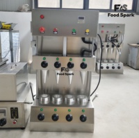 Machine automatique pour la fabrication de cornets de glace croustillants, de gaufrettes, de coupes à sucre, de rouleaux d'œufs et de cornets de gaufres