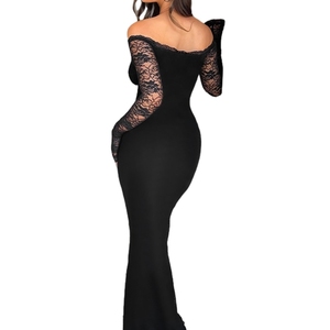 เดรสแม็กซี่เปิดไหล่เซ็กซี่สำหรับผู้หญิงแฟชั่น - Product Image 3