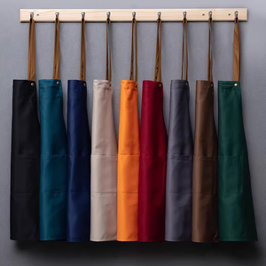 Hot Bán BBQ Không Thấm Nước Thăng Hoa Cotton Biểu Tượng Tùy Chỉnh In Phụ Nữ Làm Sạch Nhà Bếp In Tạp dề Với Pocket - Product Image 2