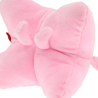 Peluche animale rose à l'aspect adorable, facile à nettoyer et à ranger, vente en gros pour la peluche animale rose et dodue