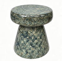 Tabouret en céramique, table d'appoint en céramique, tabouret de jardin en céramique pour l'extérieur