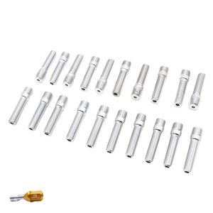 Getitall 50mm Reverse Threaded M12 <b>M14</b> <b>Bolts</b> Steel Silver For German Cars Retrofit Upgrade - Product Image 5