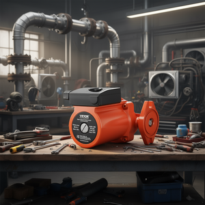 Bomba de agua recirculante Vevor 110V 180W 17 GPM para circulación de agua caliente en equipos de construcción - Product Image 2