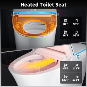 WC intelligent monobloc high-tech avec capteur au pied, <span class=keywords><strong>liquidation</strong></span> <span class=keywords><strong>de</strong></span> stock, pour la modernisation des villas contemporaines - Product Image 3