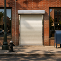 Fabricant de portes de sécurité industrielles en aluminium robustes à enroulement pour les grossistes et les devantures de magasins