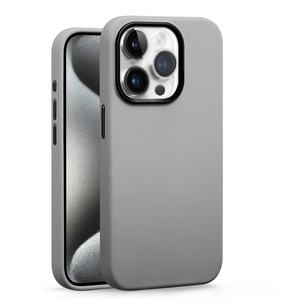 Nueva funda de teléfono de silicona líquida 2024, funda magnética con anillo de Metal de microfibra para <span class=keywords><strong>iPhone</strong></span> 15, funda para <span class=keywords><strong>iPhone</strong></span> 16 Pro Max - Product Image 5
