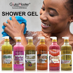 Gel de Ducha Blanqueador de Piel de Marca Privada, Exfoliante Corporal, Gel de Baño con Alfa Arbutina, Gel de Ducha Iluminador y Aclarante - Product Image 1