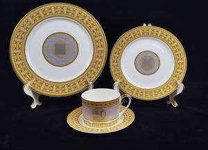Platos de cena de cerámica, taza de café, platillo, juego de comedor de lujo occidental, juegos de vajilla, exquisita porcelana promocional, 4 Uds. - Product Image 2