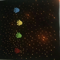 Tapis mural en fibre optique apaisant à LED, tapis sensoriel, éclairage en fibre optique, tapis étoiles