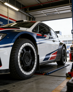 Nuevas llantas de aleación de aluminio de ajuste universal 16X6.5, diseño multirradio con borde mecanizado en negro brillante - Product Image 6