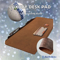 Tigerwings Scratch - Resistant Leather Mouse Pad: Tahan Lama & Bergaya untuk Perlengkapan Anda