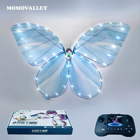 Momovalley Papillon Volant Télécommandé LED Rechargeable RC Bionic Ornithopter Haute Performance pour Ambiance d'Événement
