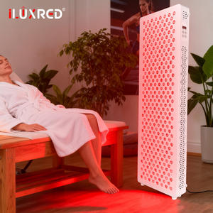 ILUXRED Dikey 1500W 300 <span class=keywords><strong>LED</strong></span>'li 830 850nm Tam Vücut Kırmızı Işık Terapi Paneli <span class=keywords><strong>Led</strong></span> Kızılötesi Işık Paneli Stüdyo İçin Standlı - Product Image 1