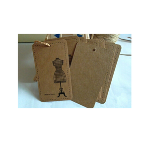 Etiquetas Colgantes de Papel Personalizables para Ropa - Material Ecológico y Duradero, Perfectas para Etiquetas de Embalaje Comercial y Marca - Product Image 1