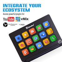 Contrôleur de streaming MiraBox 293V3 avec 15 touches LCD programmables pour configuration de streaming