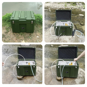 Système <span class=keywords><strong>de</strong></span> purification d'eau RO portable DC24V 65L/H pour <span class=keywords><strong>camping</strong></span> en extérieur, dessalinisation, unité <span class=keywords><strong>de</strong></span> filtration d'eau potable en valise - Product Image 2