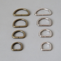 15mm 20mm 25mm sangle D anneau pour sac accessoire boucle de ceinture boucle métal matériel collier de chien vêtement sac à dos fermoirs