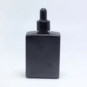 Fabricante y Proveedor de Botellas de Vidrio Esmerilado Negro Mate de 15ml, 30ml, 50ml y 100ml con Gotero para Suero, Aceite Esencial para Ojos - Product Image 4