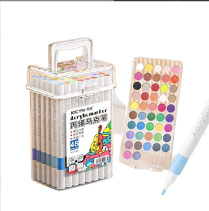 Pennarelli Acrilici Impermeabili Non Tossici per Bambini, Studenti e Asilo, Ideali per Graffiti e Pittura Fai-da-Te - Product Image 2