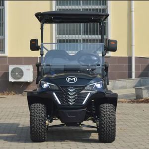 รถกอล์ฟไฟฟ้าแบบ 4 ที่นั่ง พร้อมกล่องขนส่งแบบแบนสำหรับขนส่งสินค้าในสนามบิน - Product Image 3