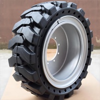 Pneu de roue solide 12x16.5 & 10x16.5 de haute qualité compatible avec Bob Cat & Mustang Autres roues Pneus et accessoires