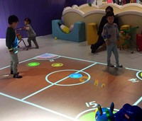 Jeu de projecteur interactif pour sol, capteur de mouvement, projecteur interactif, jeu de projection interactif pour enfants