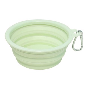 Draagbare opvouwbare honden- en kattenvoederbak, hangend, reisbak, voedselveilig, lekvrij, opvouwbare waterbak, voor buiten, kamperen & thuisgebruik - Product Image 1