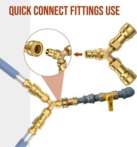 Répartiteur <span class=keywords><strong>en</strong></span> Y de <span class=keywords><strong>gaz</strong></span> naturel de 1/2 pouces pour tuyau de <span class=keywords><strong>propane</strong></span> Raccords d'adaptateur à connexion rapide <span class=keywords><strong>en</strong></span> <span class=keywords><strong>t</strong></span>é à 2 voies - Product Image 4