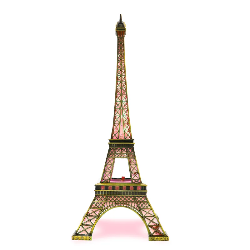 SHH Romance tour Eiffel changeante veilleuse métal modèle CE Europe personnalisé veilleuse anniversaire décoration et cadeau