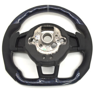 Para VW Golf 7 7 7,5 <span class=keywords><strong>Polo</strong></span> Passat B8 <span class=keywords><strong>GTI</strong></span> R <span class=keywords><strong>Polo</strong></span> deportes personalizados fibra de carbono cuero Alcantara multicolor costura volante - Product Image 5