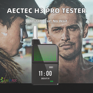 Testador de Álcool H3Pro Mini com Bateria de Longa Duração, <span class=keywords><strong>Breathalyzer</strong></span> CE FCC para Uso Pessoal e Automotivo - Product Image 2