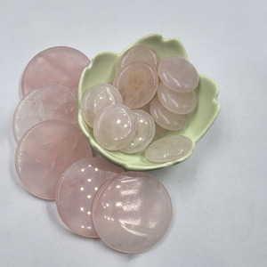 Decoraciones de Cristal Rosa y Blanco en Forma de Corazón, Grabado Láser con Texto de Amor, Regalo para el Día de San Valentín, 40mm 50mm 25mm - Product Image 2