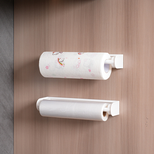 Porte-serviettes en papier avec <span class=keywords><strong>crochet</strong></span>, rangement supplémentaire <span class=keywords><strong>pour</strong></span> les maniques, les gants, les sacs poubelle, les outils - Product Image 6