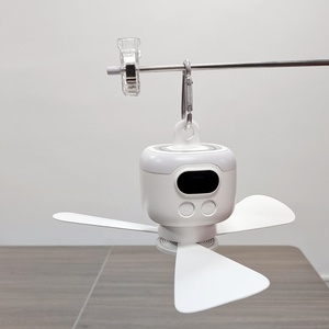 2024 nouvelle annonce <span class=keywords><strong>appareil</strong></span> ménager intelligent-<span class=keywords><strong>petit</strong></span> ventilateur de plafond moderne lumières LED ligne de charge USB télécommande détachable suspendu - Product Image 2