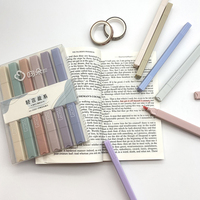 Fabrication Oem non toxique 6 8 12 couleurs feutre pointe Bible surligneur marqueurs Kawaii texte double pointe stylos marqueurs