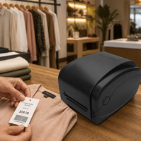Imprimante d'étiquettes à transfert thermique Gprinter GP1124T 203dpi 118mm USB, ruban code-barres 2~6 pouces/s pour étiquettes de vente au détail de bijoux