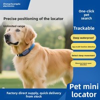 Collier de suivi GPS intelligent anti-perte pour chien et chat avec appel à distance, alarme longue autonomie, compatibilité Android/iOS