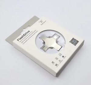 Tốc Độ Cao 4 Trong 1 Biểu Tượng Tùy Chỉnh Kim Loại Key USB Lưu Trữ Stick 2.0 3.0 USB Ổ Đĩa Flash Máy Tính Điện Thoại Dữ Liệu Sao Lưu Cho Tất Cả Các Thiết Bị - Product Image 3