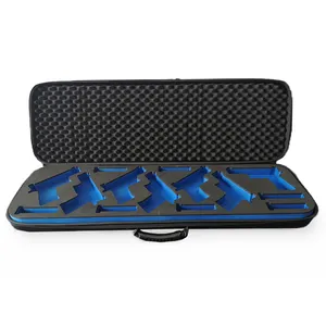 Custom Portable Hard EVA Lock Gun Safety Box Carrying Case With Foam