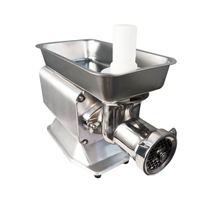 Máquina Picadora de Carne Congelada de Acero Inoxidable Comercial China 12 22 0.85Kw 1.1Kw de Sobremesa para la Industria/Comercio de la Carne - Product Image 1